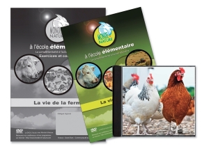 Kit Pédagogique La Vie à La Ferme Monde et Nature