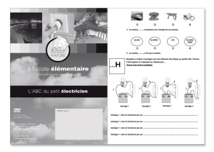 Cahier d'Exercices L'A.B.C du Petit Électricien Monde et Nature